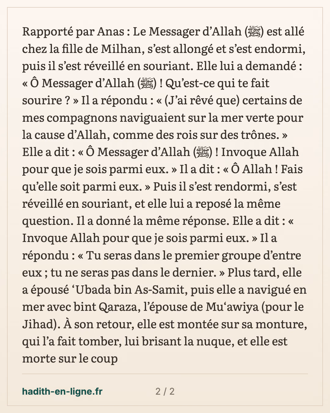 La fille de Milhan et le rêve des Compagnons naviguant sur la mer — carte 2 sur 2