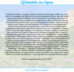 Une image avec le hadith : D'après Ibn Abbas: "Le soleil s'éclipsa du temps du Messager d'Allah (ç), il pria alors en compagnie des fidèles en se tenant longuement debout, presque autant que pour la sourate al-Baqara. Puis il s'inclina et fit une longue inclination. Il releva ensuite la tête et observa une longue station debout mais moins que la première. Il se prosterna alors, puis se tint longuement debout, mais ce fut une station moins longue que la précédente. Il se redressa et resta longuement debout mais moins que la première fois. Il s'inclina ensuite en demeurant longuement incliné mais moins que le première fois, puis se prosterna. Quand il finit, le soleil était déjà réapparu. Le Prophète (ç) déclara: "Certes, le soleil et la lune sont deux des signes d'Allah qui ne s'éclipsent ni pour la mort ni pour la naissance de quiconque. Quand vous voyez un tel phénomène, évoquez Allah! On demanda: "Ô Messager d'Allah! Nous t'avons vu prendre quelque chose de ton emplacement puis nous t'avons vu te retenir". Il répondit: "J'ai vu le Paradis et j'ai tendu la main en direction d'une grappe de raisins. Si je l'avais prise vous en auriez mangé tant que le monde aurait subsisté. J'ai vu aussi l'Enfer. Aujourd'hui, j'ai vu une scène sans précédent. J'ai constaté que la plupart de ses occupants étaient des femmes." On demanda: "pourquoi, Ô Messager d'Allah?" - "Pour leur ingratitude", répondit-il. - "Pourquoi, Ô Messager d'Allah?" demanda-t-on. Il expliqua: "Elles se montrent ingrates envers leurs conjoints et ne reconnaissent pas la bienveillance. Si toute ta vie tu traites l'une d'elles avec bonté, puis qu'une chose la contrarie, elle affirmera: "Je n'ai jamais vu le moindre bien de ta part!"" Hadith rapporté par Mouslim (n°907)